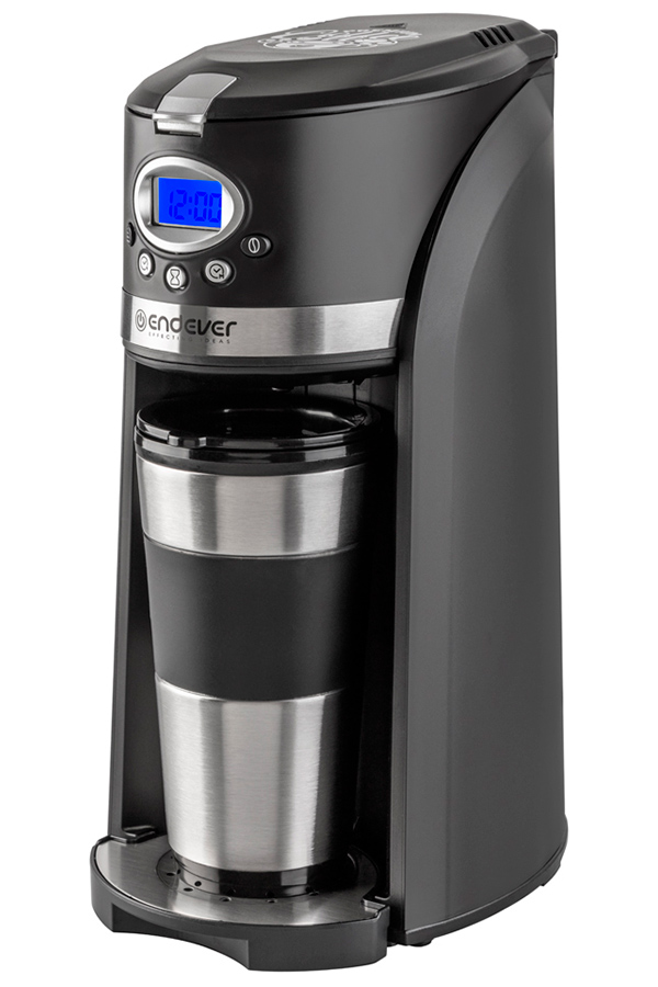 Кофеварка капельная Endever Costa-1043 (90458) черный/стальной