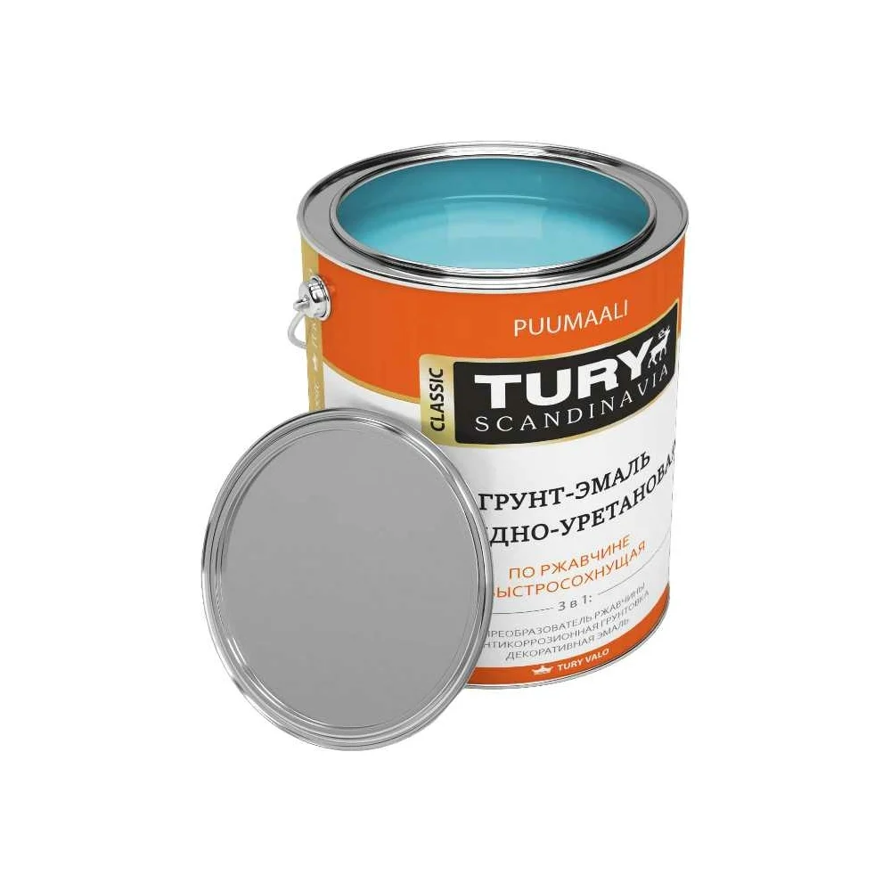 Грунт-эмаль по ржавчине TURY АУ 2005497
