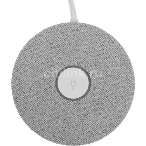 Микрофон Logitech Rally Mic Pod, белый [952-000038]