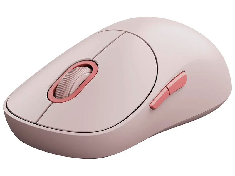 Беспроводная мышь Xiaomi Wireless Mouse 3, розовая, GL (BHR8911GL)