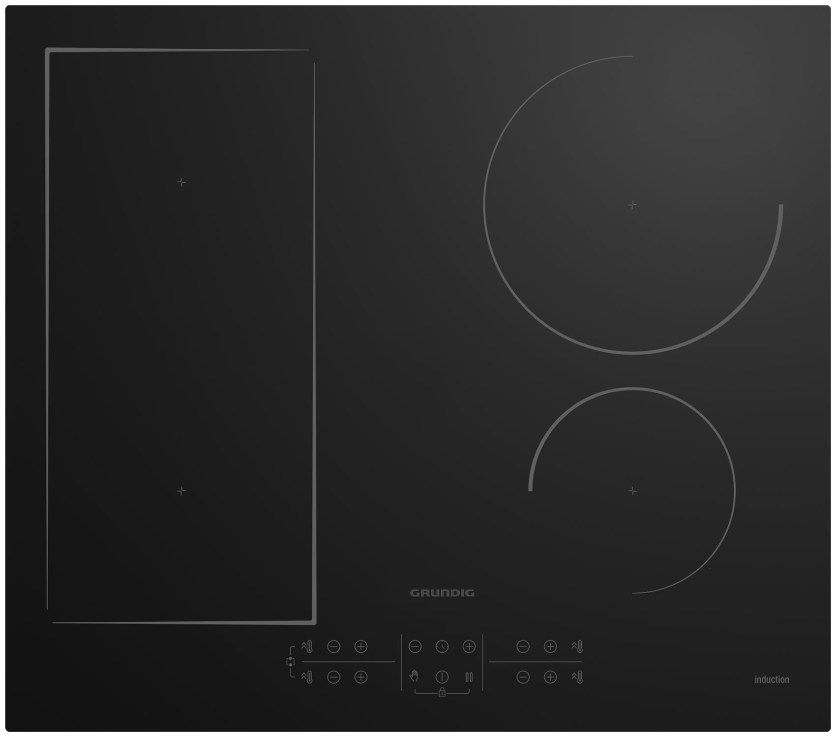 Электрическая варочная панель Grundig GIEI 623471 MN, черный
