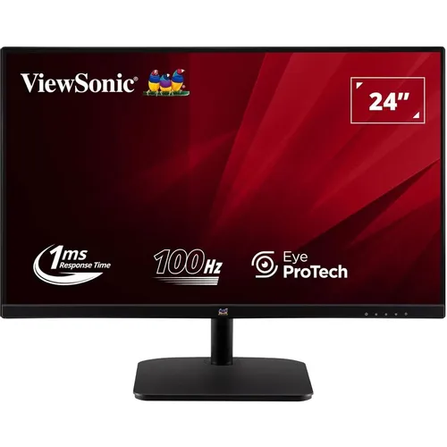 24" Монитор ViewSonic VA2432-H-2, 1920x1080, IPS, 100Гц, 1хHDMI, черный