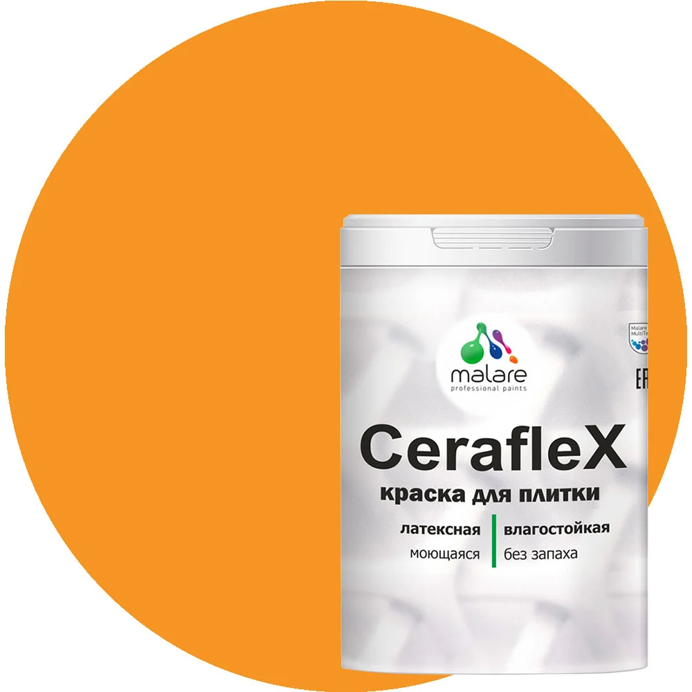 Латексная краска для кафельной и керамической плитки MALARE Ceraflex 2036773355281