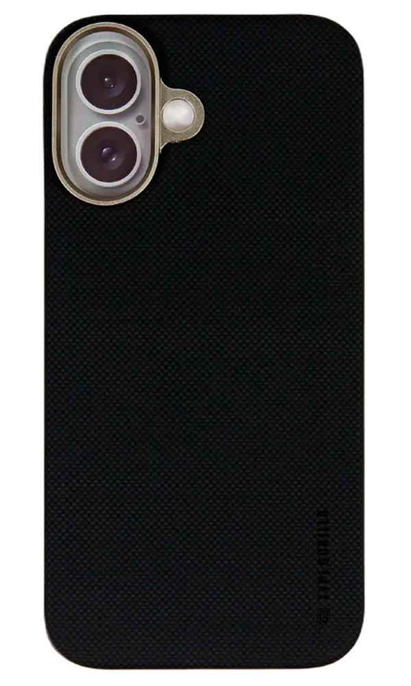 Чехол с магнитным покрытием Type Gorilla 600D Air Aramid Fiber iPhone16, Black (BL-TG006-IP16-600D-A-BK)