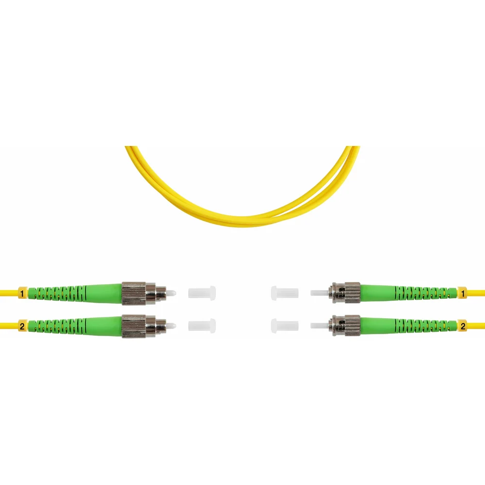 Дуплексный оптический патч-корд TopLan DPC-TOP-657A1-FC/A-ST/A-15