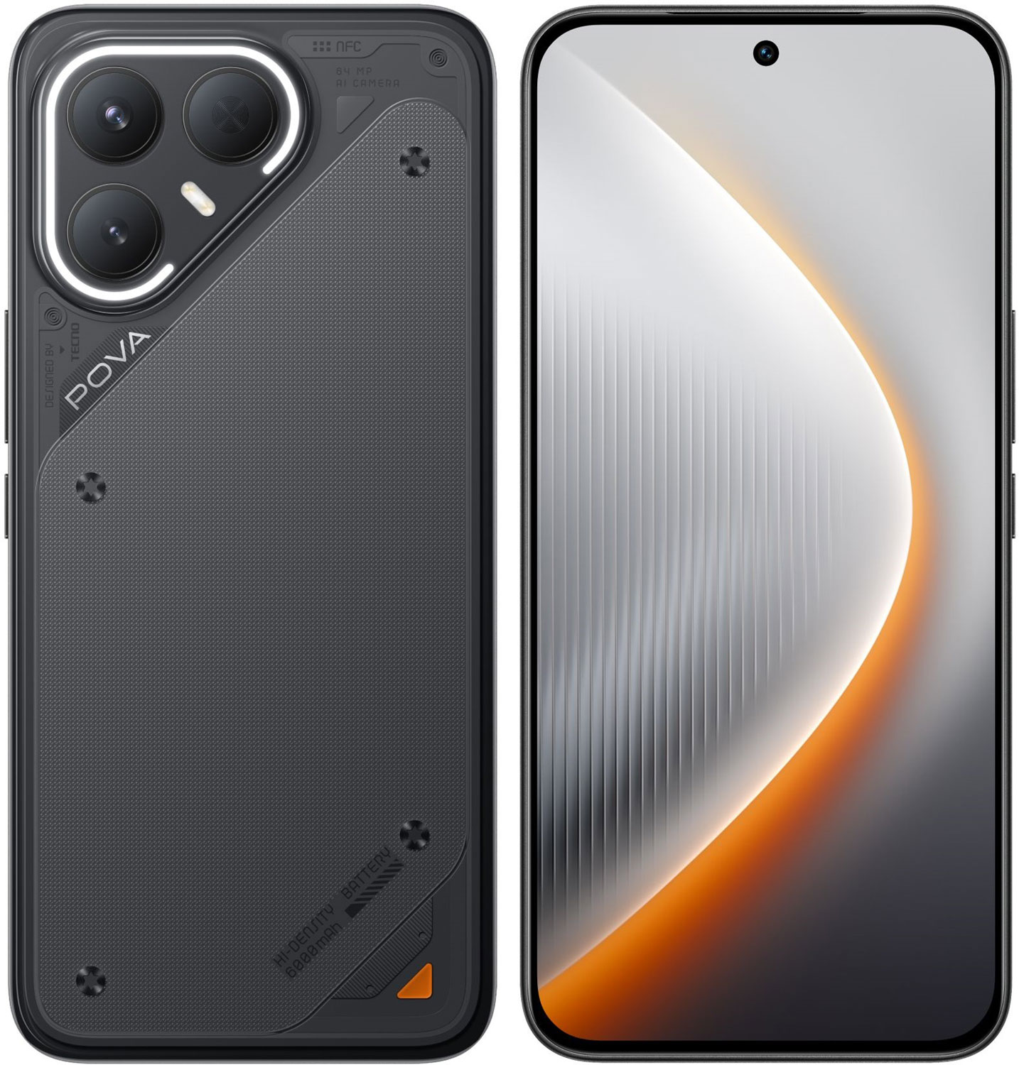 Смартфон Tecno POVA 7 Pro 5G 256Gb 8Gb черный