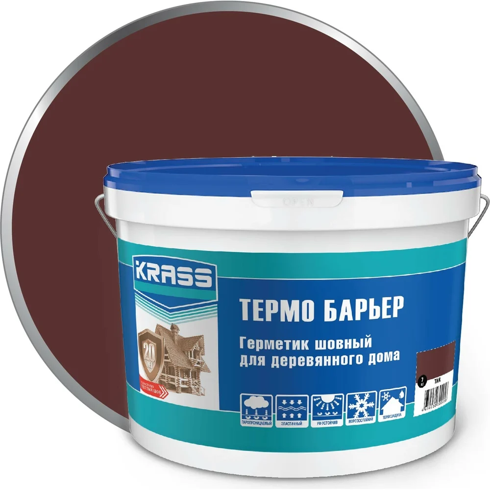 Акриловый герметик для деревянного дома KRASS Термо Барьер Лк-00013460