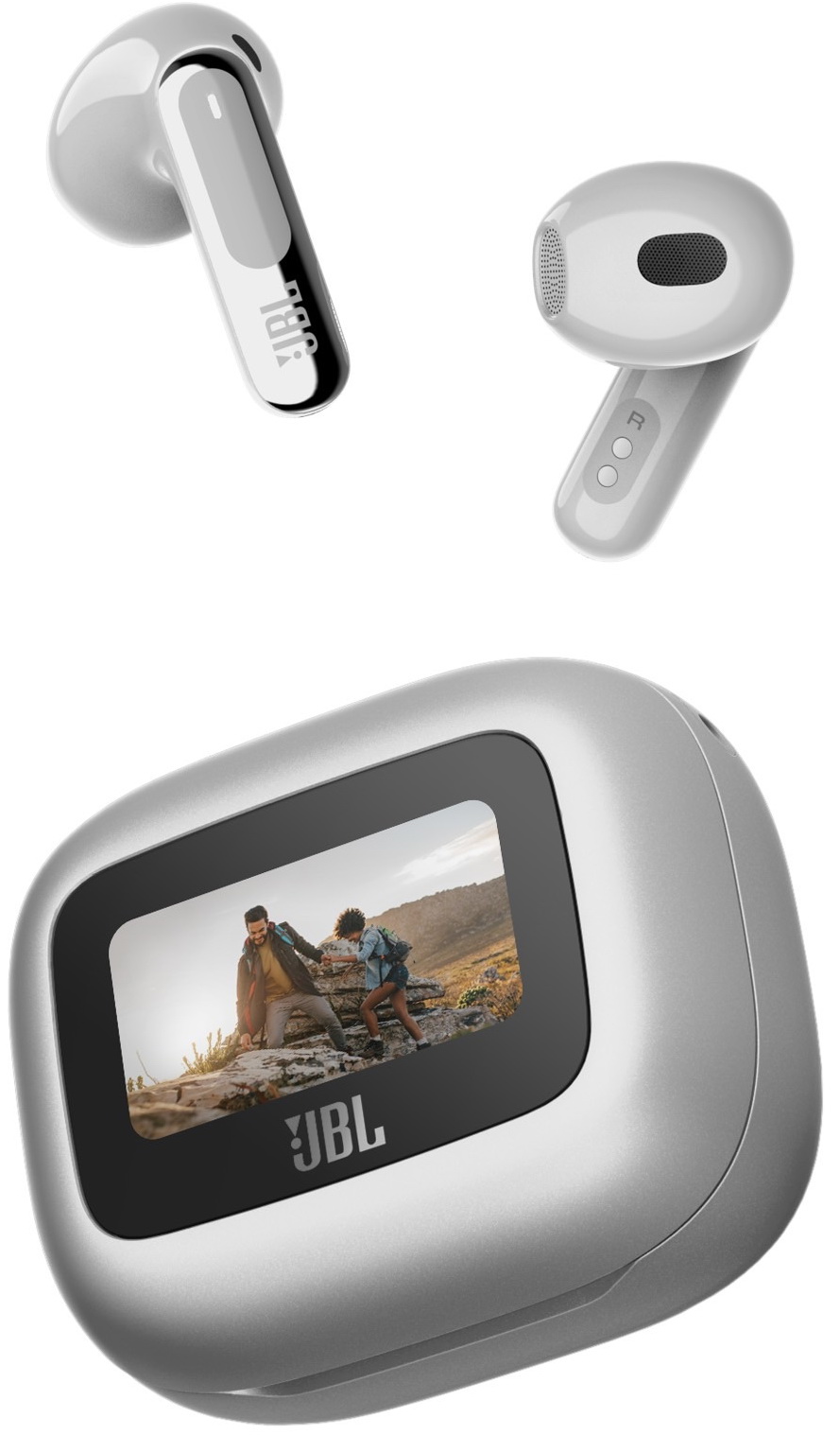Наушники JBL Live Flex 3 серебро