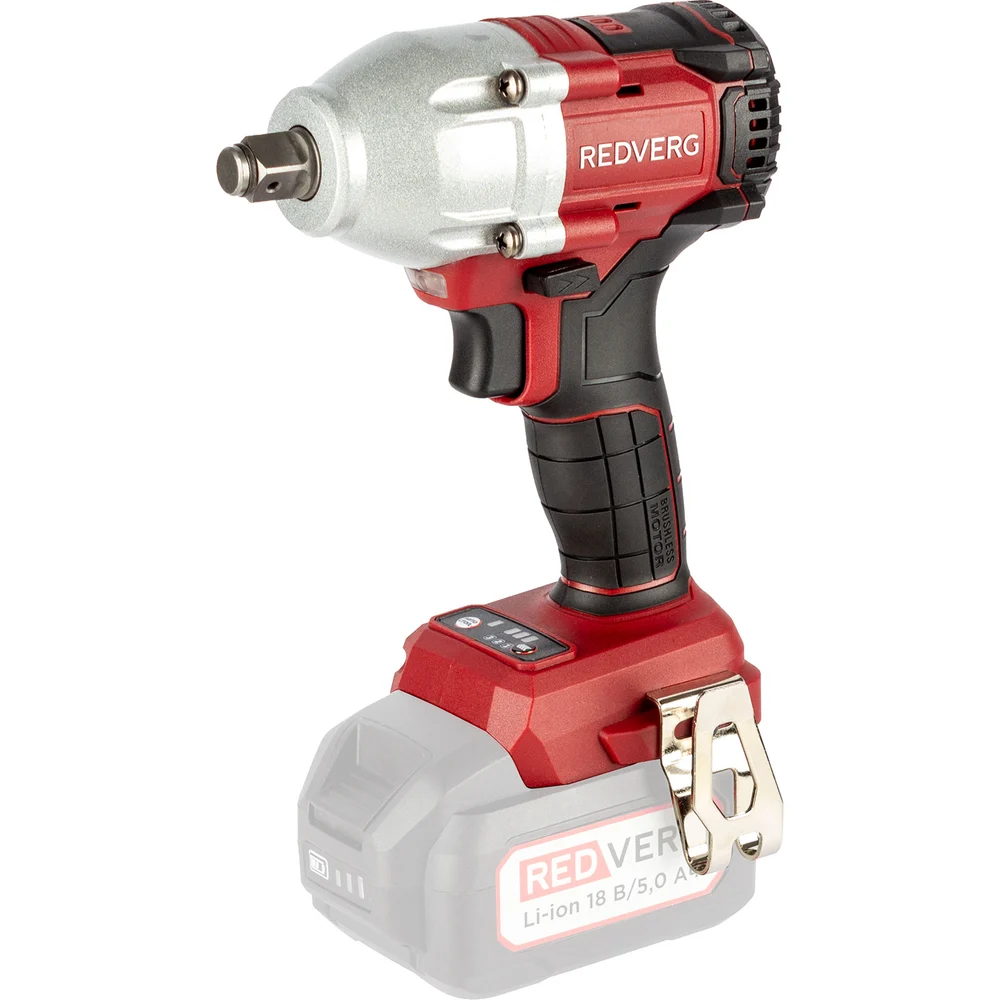 Аккумуляторный ударный бесщеточный гайковерт REDVERG RD-IW18BL-500/U 6682904