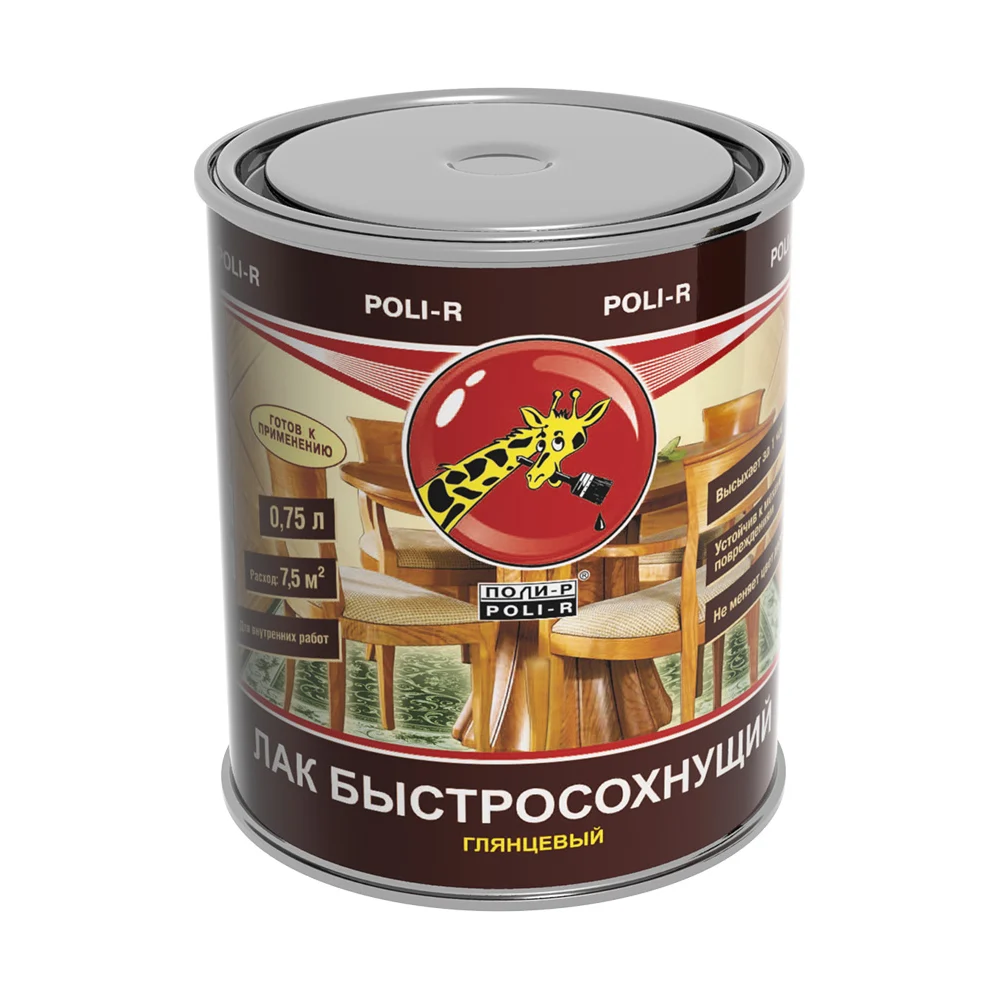 Быстросохнущий лак Poli-R 13907
