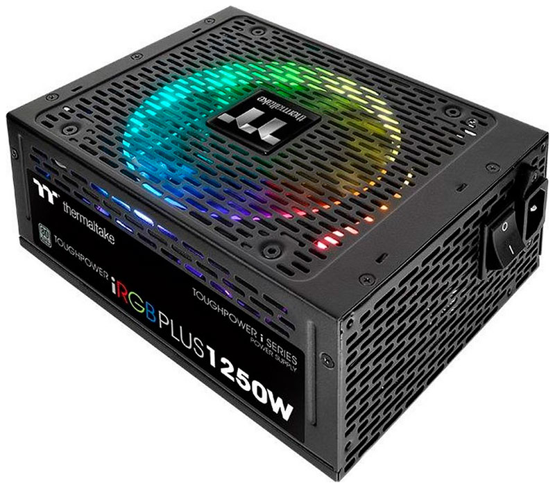 Блок питания Thermaltake Toughpower iRGB PLUS 1250W ATX 3.0 TITANIUM (PS-TPI-1250F3FDTE-1)