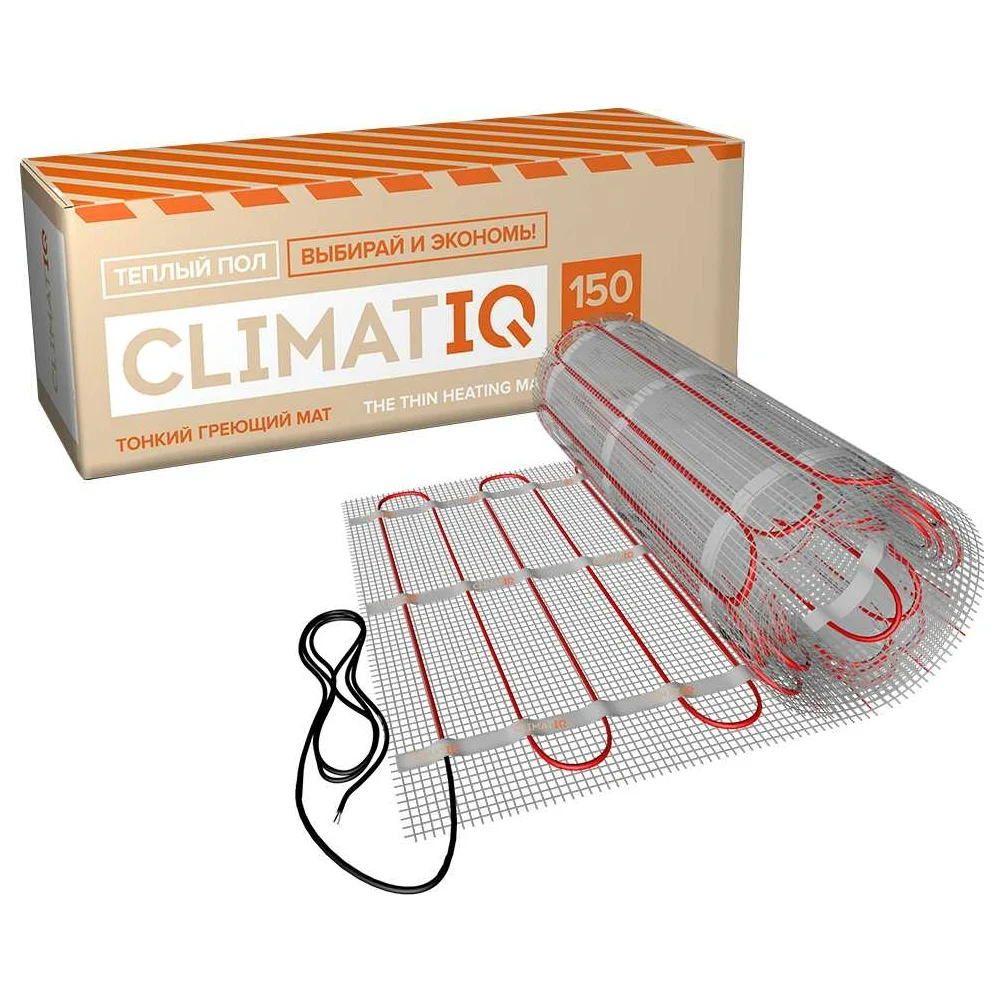 Самоклеящийся греющий мат для установки в слой плиточного клея IQWATT CLIMATIQ MAT 206020