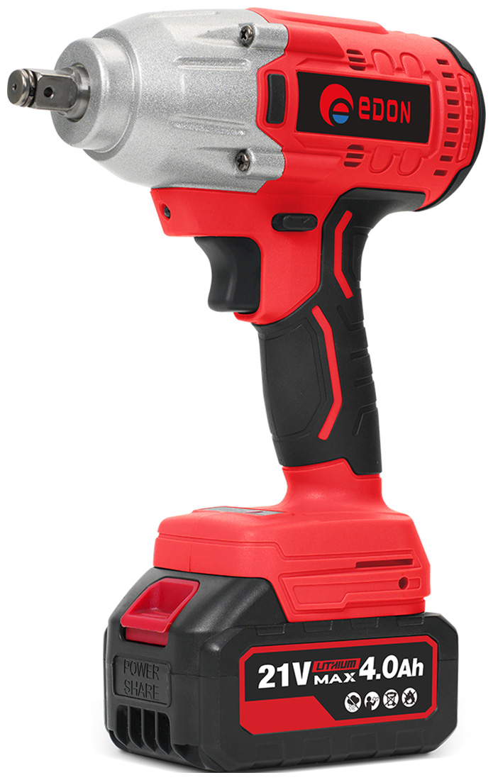 Гайковерт ударный аккумуляторный Edon UAW-21/500CBL
