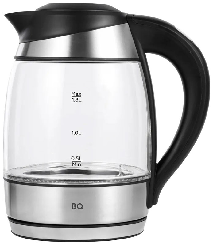 Чайник электрический BQ KT1735G Черный-Сталь