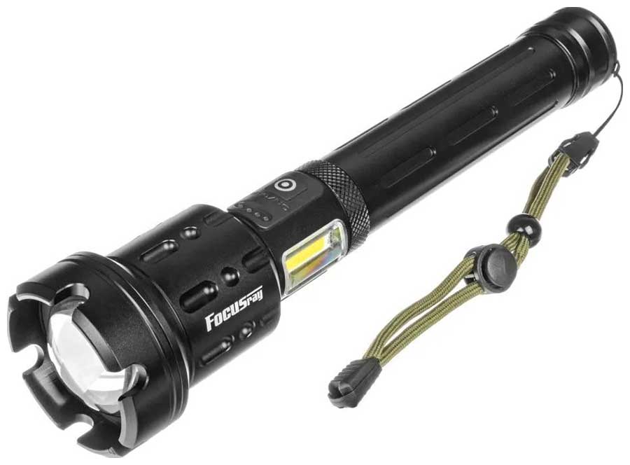 Фонарь  FOCUSray XP90, 30 Вт, 2х26650 mAH (1260)