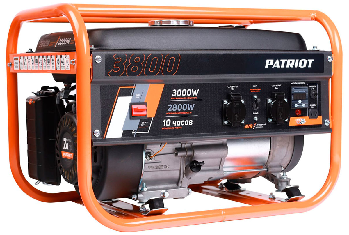 Генератор бензиновый Patriot GRS 3800