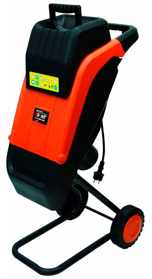 Измельчитель садовый Brait BESH-250V, 25 кВт, скорость 4500об/мин, максимальный диаметр 40 мм