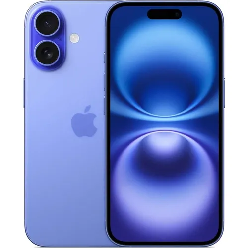6.1" Смартфон Apple iPhone 16 128Gb, A3287, NFC, OLED, 60Гц, ультрамарин