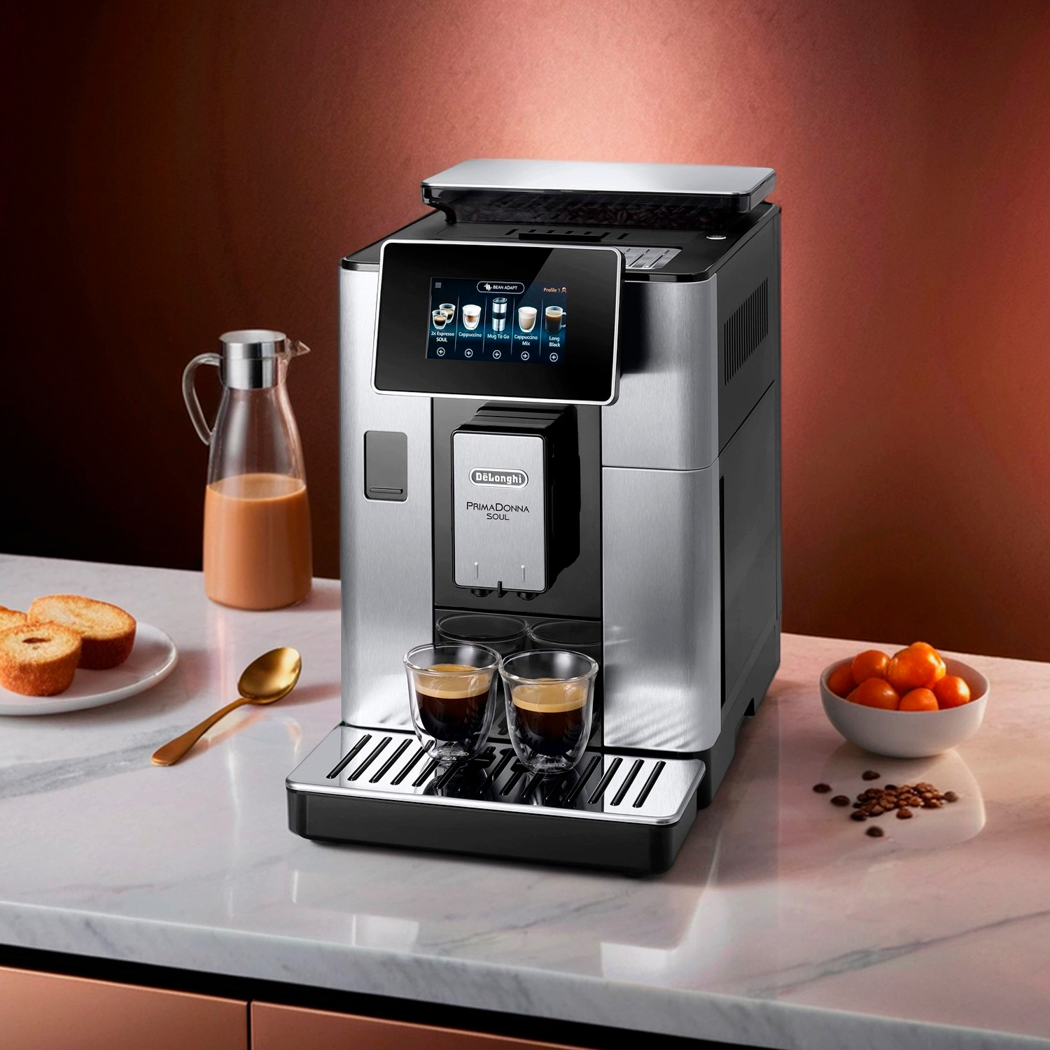 Кофемашина автоматическая De’Longhi ECAM610.75.MB, дисплей, черный