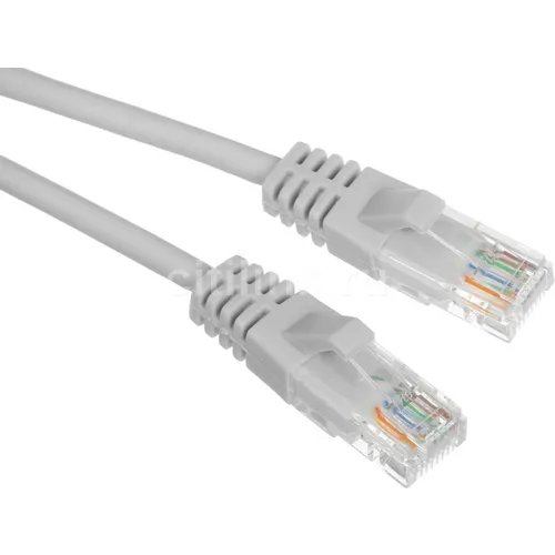 Патч-корд SUPRLAN 10-0142, вилка RJ-45, вилка RJ-45, кат.5E, LSZH, 1м, серый
