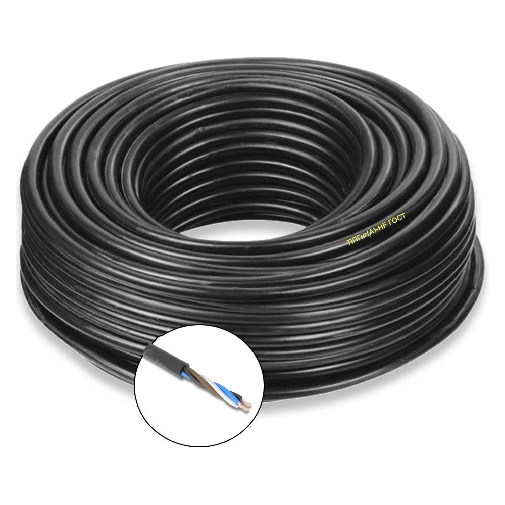 Силовой кабель ПРОВОДНИК ппгнг(a)-hf 4x2.5 мм2, 100м OZ100825L100