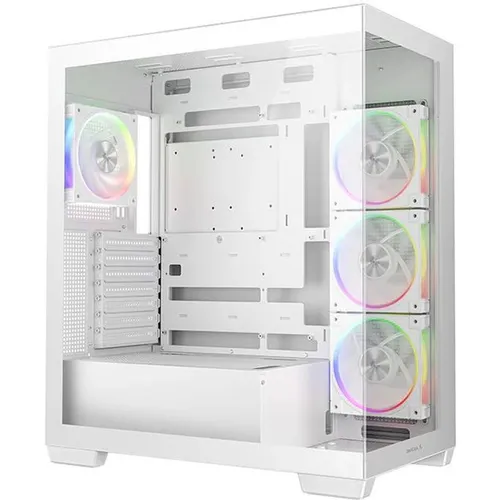 Корпус ATX DeepCool CG580 4F V2 WH, Midi-Tower, без БП, белый [r-cg580-whada4-g-2]