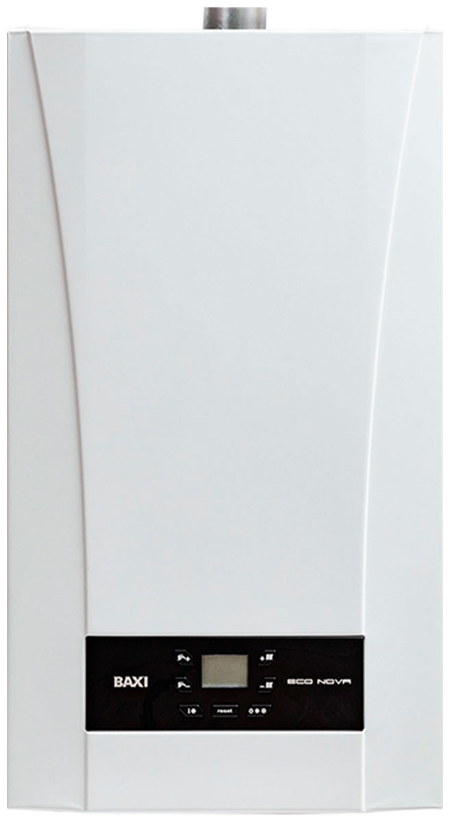 Котел газовый настенный  Baxi ECO Nova 1.24F, 24 кВт, 1 контур, с закрытой камерой сгорания, без дымохода
