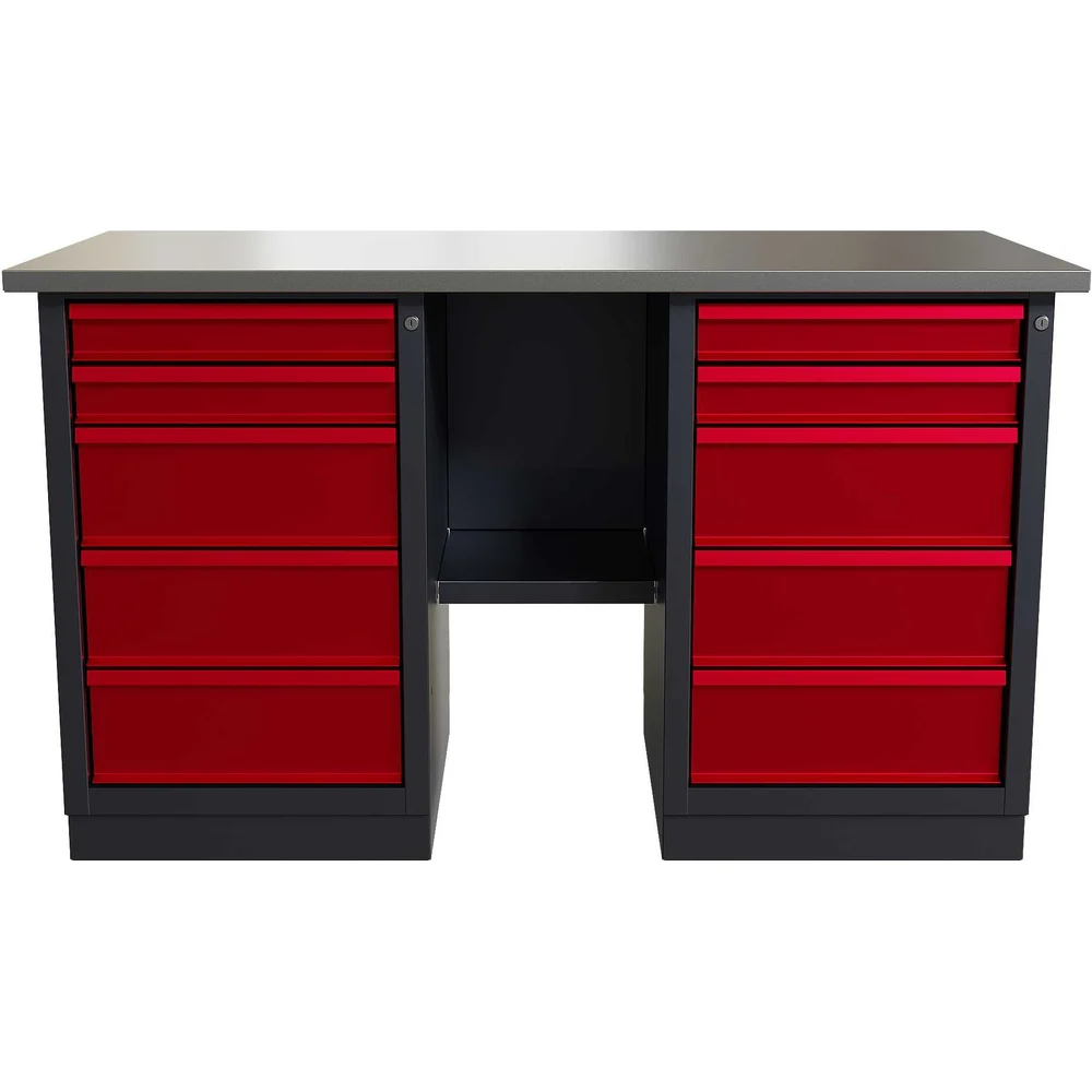 Слесарный двухтумбовый верстак IRONMEBEL worky wk-5/wk-5 M-IM00179K