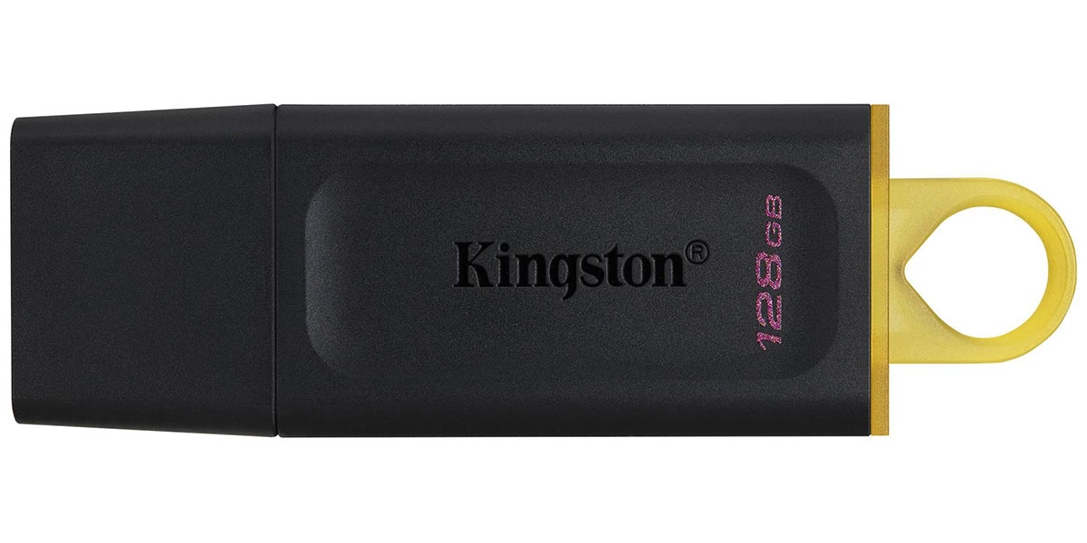 Флешка Kingston 128GB USB 3.2 Gen 1 DataTraveler Exodia, черный/желтый (DTX/128GB)