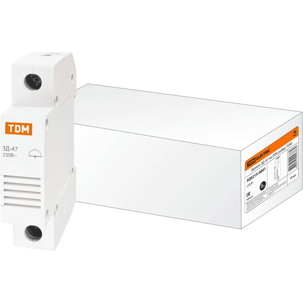 Сигнализатор тревог на DIN-рейку TDM ЗД-47 SQ0215-0001