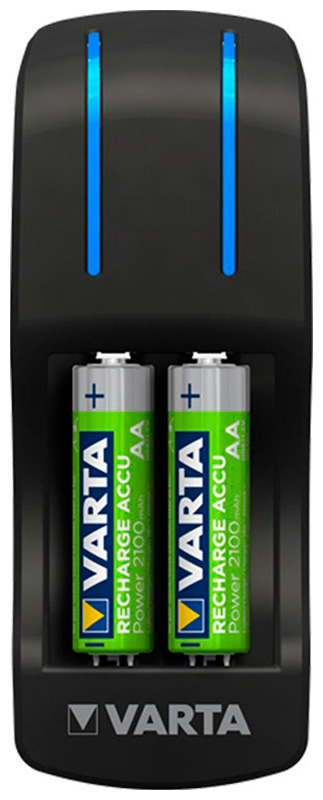 Зарядное устройство Varta Pocket Charger+4x АА, 2100 мАч