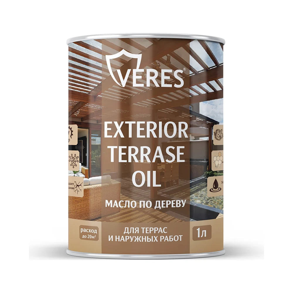 Масло для дерева VERES exterior terrase oil 255538