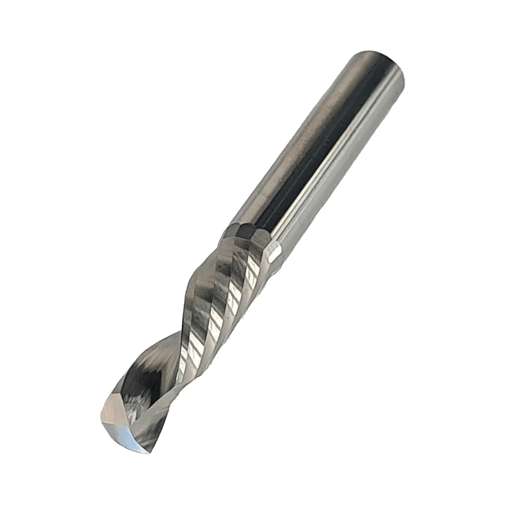 Спиральная однозаходная компрессионная фреза для ЧПУ Greencut GC6025