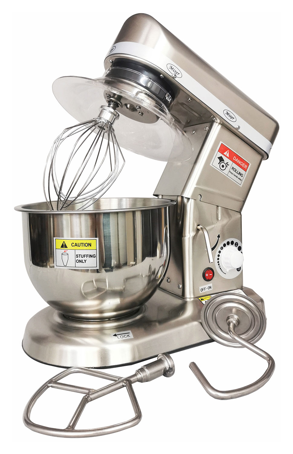 Планетарный миксер Viatto VA-SMB5SS (161550), нержавеющая сталь