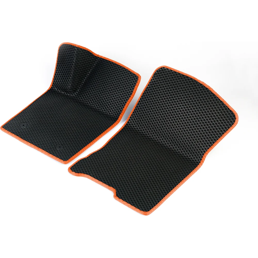 Передние коврики для Toyota Highlander II (U40) 2007-2013 (Тойота Хайлендер Ю40) Vicecar 2DL45014-оранжевый