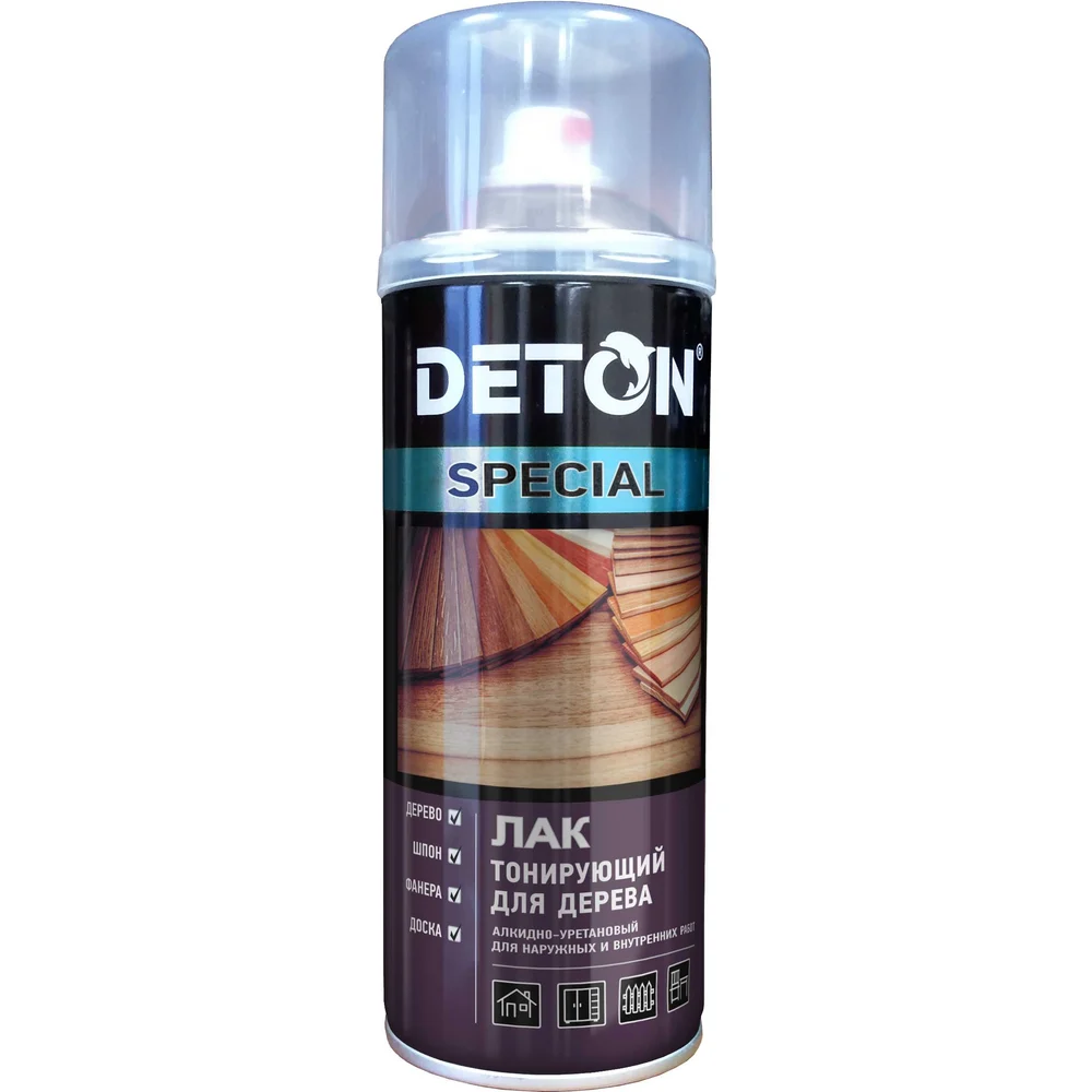 Защитный тонирующий лак для дерева Deton DTN-A07314