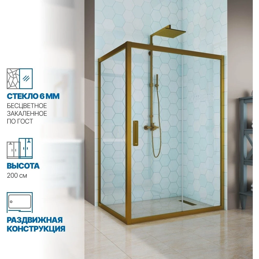 Душевой уголок GuteWetter gwmpkb019r 4698031188437