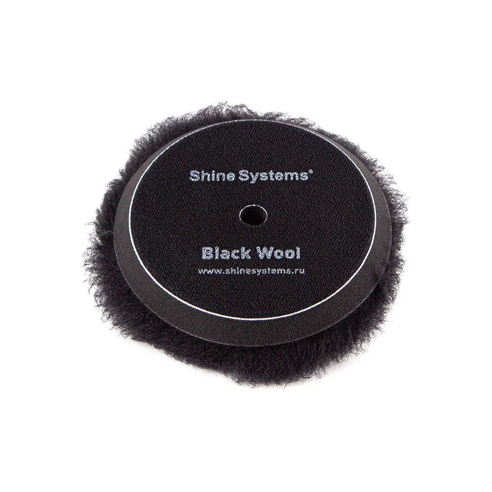 Полировальный круг Shine systems Black Wool Pad SS623