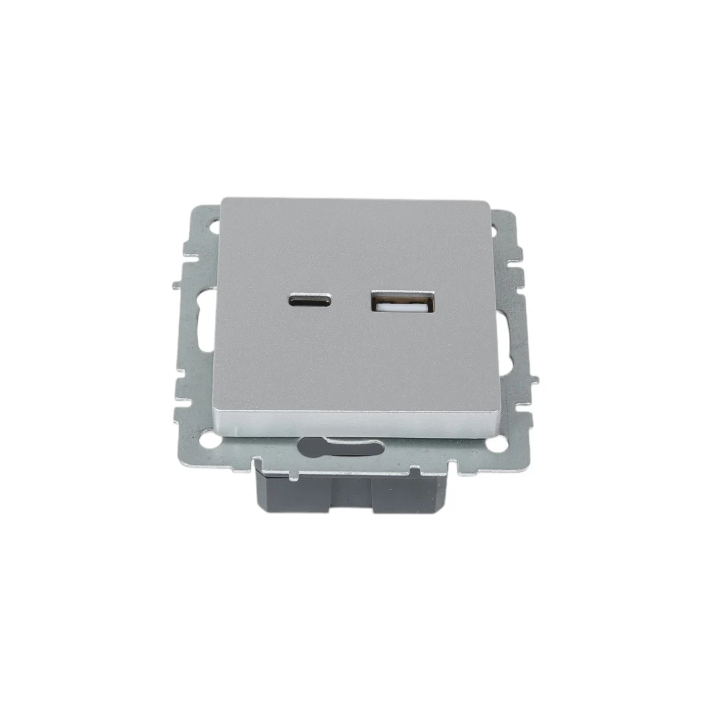 Розетка usb IEK Brite BR-U22-018-K47