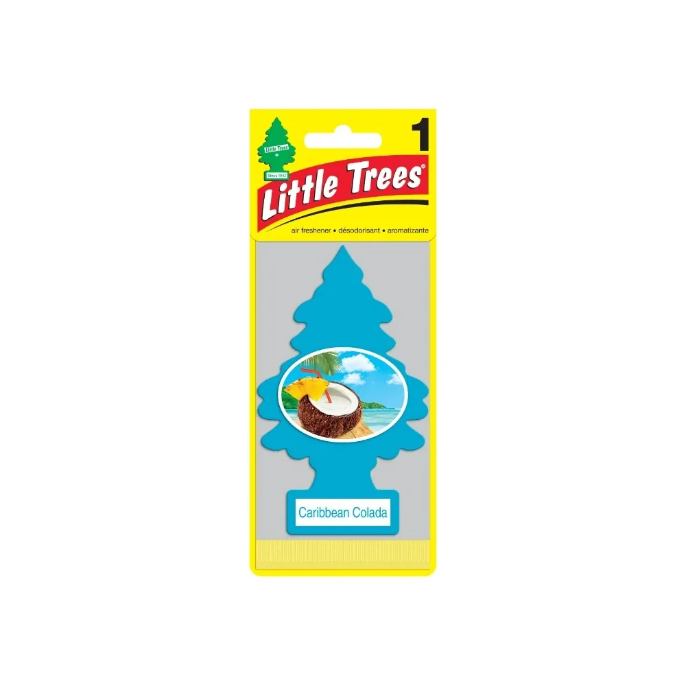 Ароматизатор в машину Car-Freshner Ёлочка Карибский коктейль U1P-10324-RUSS