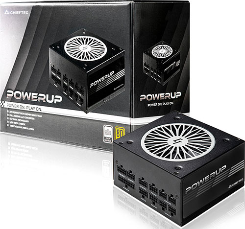 Блок питания Chieftec PowerUP 850W ATX GOLD (GPX-850FC)