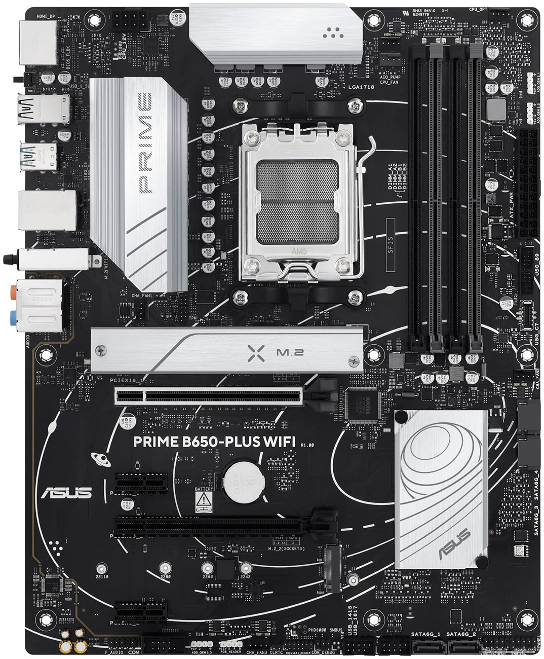 Материнская плата Asus PRIME B650-PLUS WIFI (AM5, ATX)
