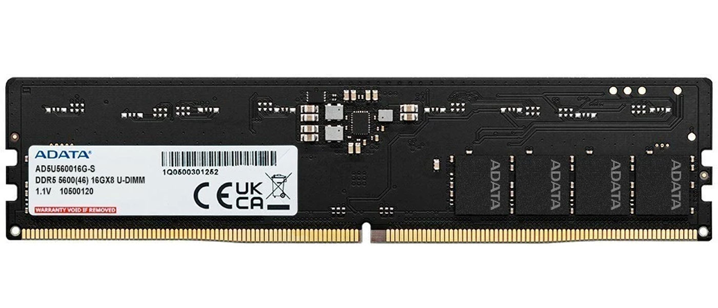Оперативная память Adata DDR5 16GB 5600MHz (AD5U560016G-S)