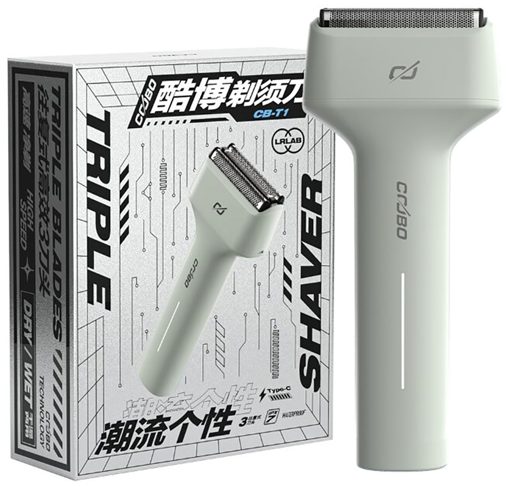 Электробритва Coobo CB-T, зеленая