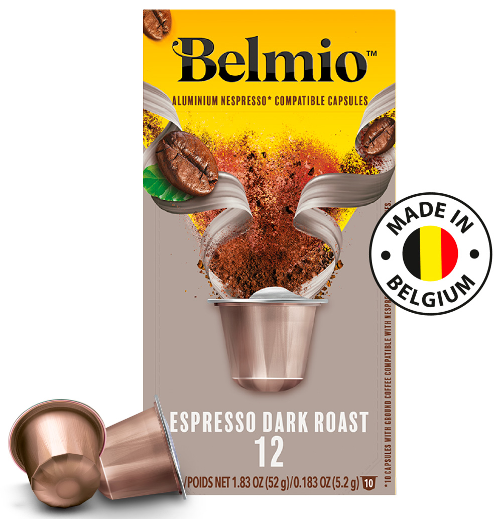 Кофе молотый в алюмиевых капсулах  Belmio Espresso Extra Dark Roast (intensity 12)
