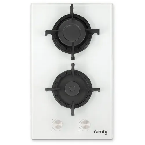 Газовая варочная панель DOMFY DM3230GH WG, 2 конфорки, белый