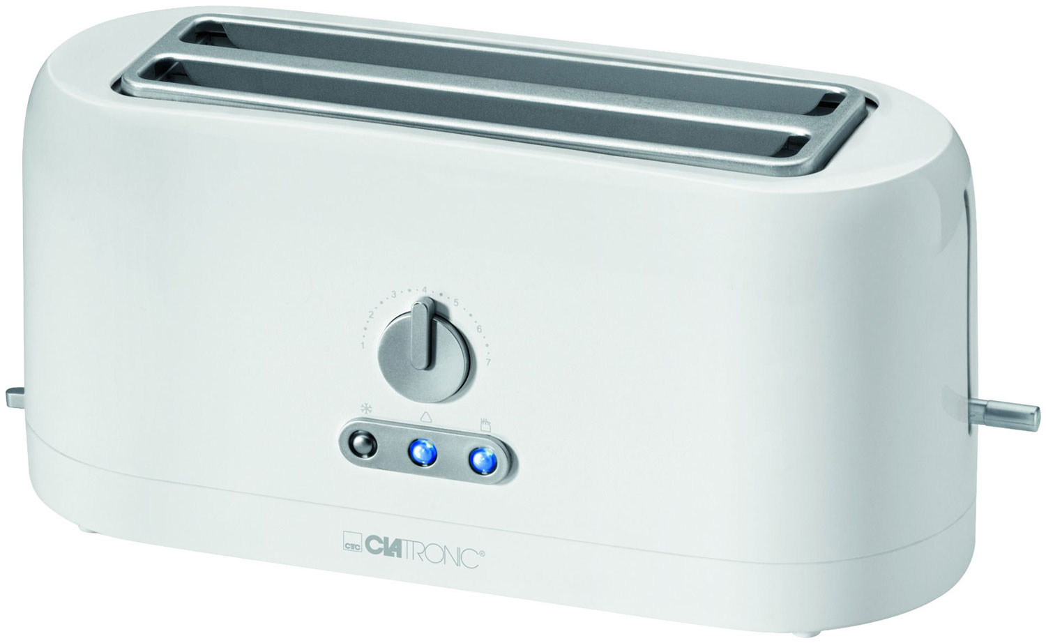 Тостер Clatronic TA 3534 weiss, 1400 Вт, автоматическое отключение