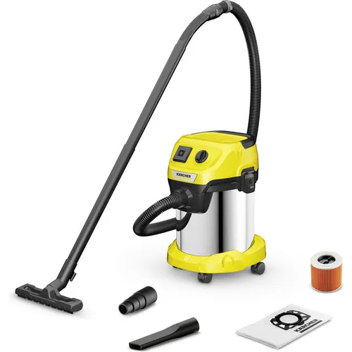 Строительный пылесос Karcher WD 3 P S V-17/4/20, желтый [1.628-190.0]
