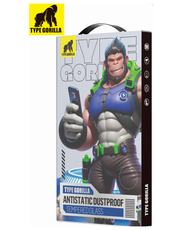 Защитное стекло Type Gorilla TG singel Pack-2.5D, Silk full cover glass HD, Samsung S24+, Black (WT1-SAM-S24PL-BK)