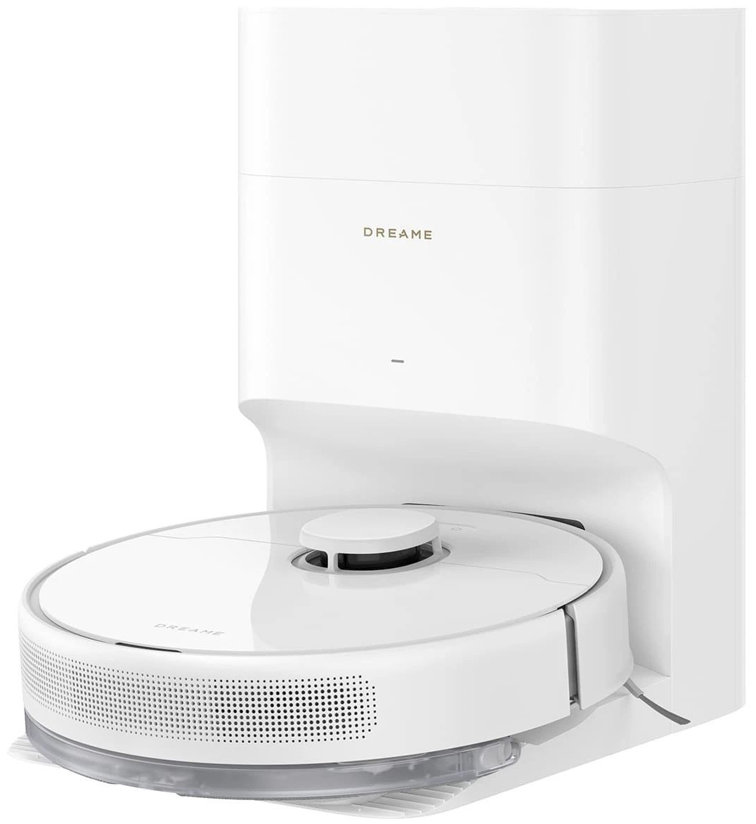 Робот-пылесос Dreame D10 Plus Gen2-RU, док-станция, управление голосом, белый